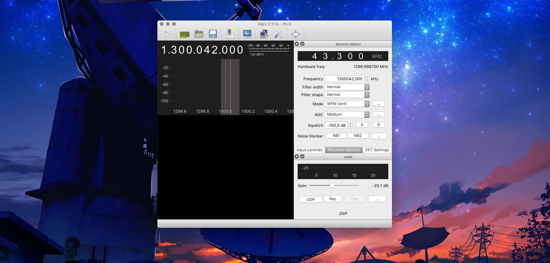 Install GQRX for a SDR in Mac OS X