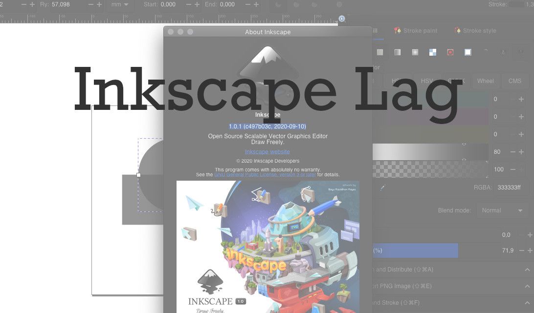 Inkscape 1.0: How-To Fix Lags in Mac OS X